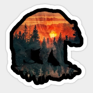 Grizzly Bear Prevention Sticker